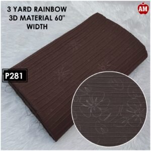 3 Yards of Rainbow 3D Material