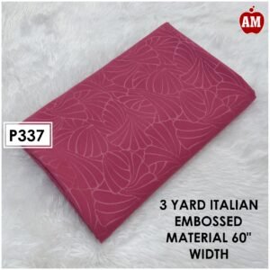 3 Yards of Italian Embossed Material