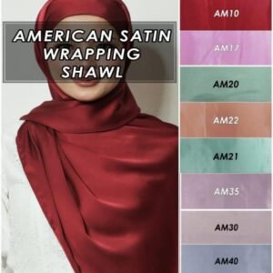 American Satin Wrapping Shawl