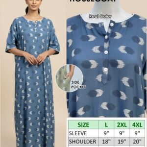 RAYON HOUSECOAT