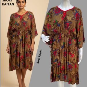 RAYON BUTTERFLY SHORT KAFTAN