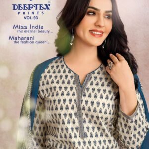DEEPTEX MISS INDIA PURE COTTON DRESS MATERIAL - VOL 93